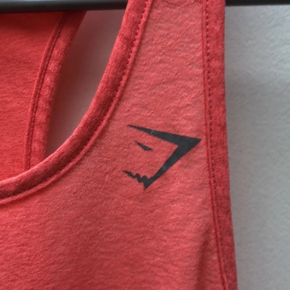 Gymshark Aura Vest  Peach Coral Racerback Tank women size S - Picture 3 of 5